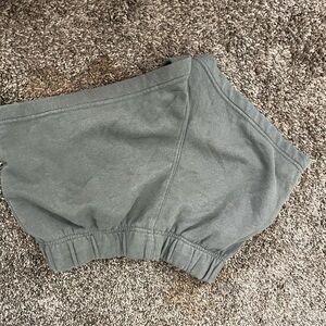 The North Face Gray Athletic Shorts with Elastic Waistband